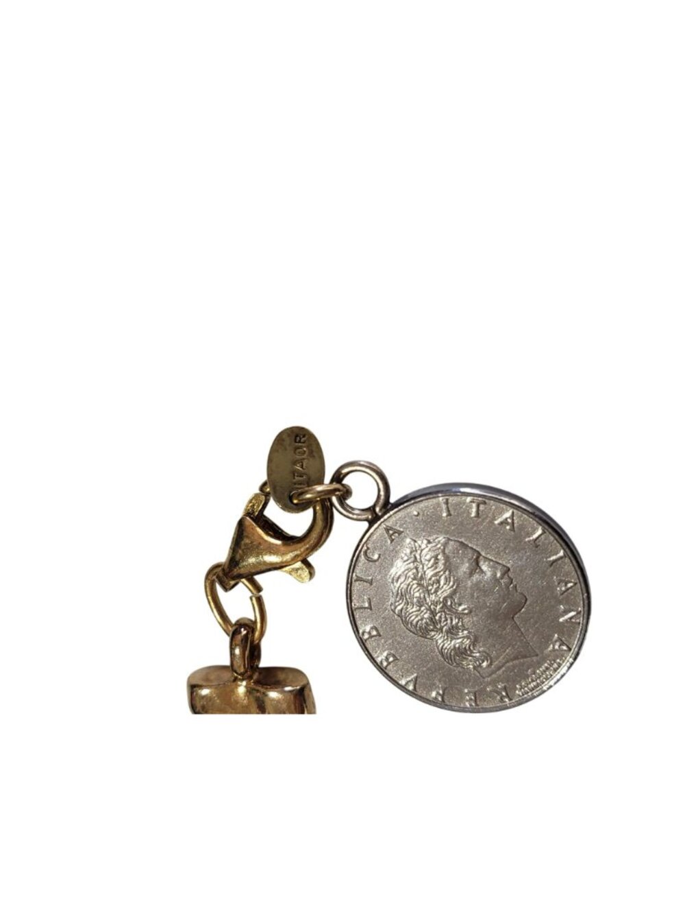 Itaor Made in Italy 925 Bracelet with Silver Coin Charm - Picture 6 of 14